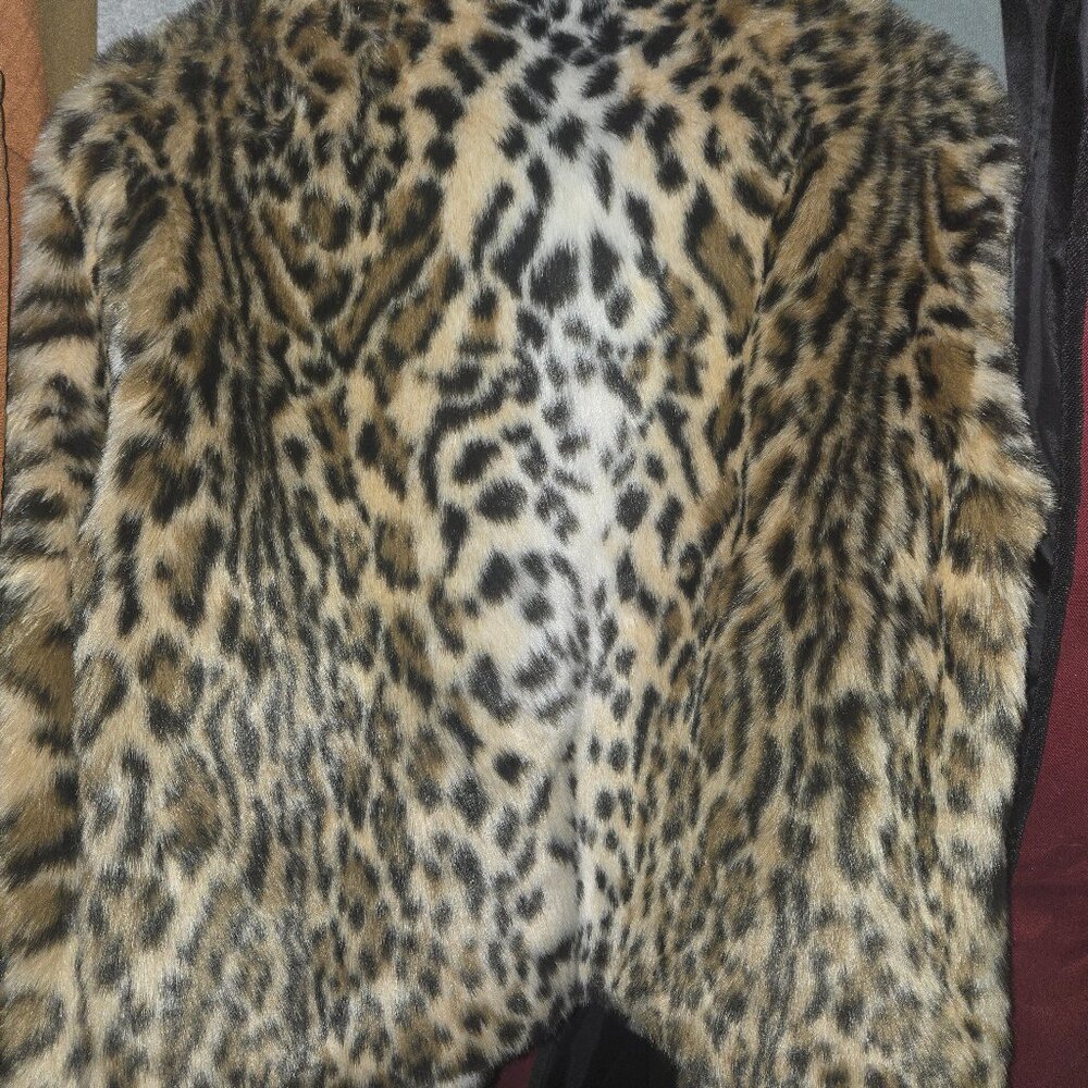 Gallery Faux Fur Leopard Jacket